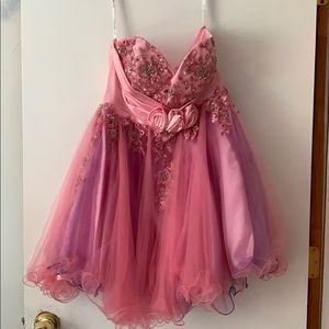 Pink & Purple Prom Dress 💖